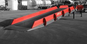 Forklift ramps for warehouses